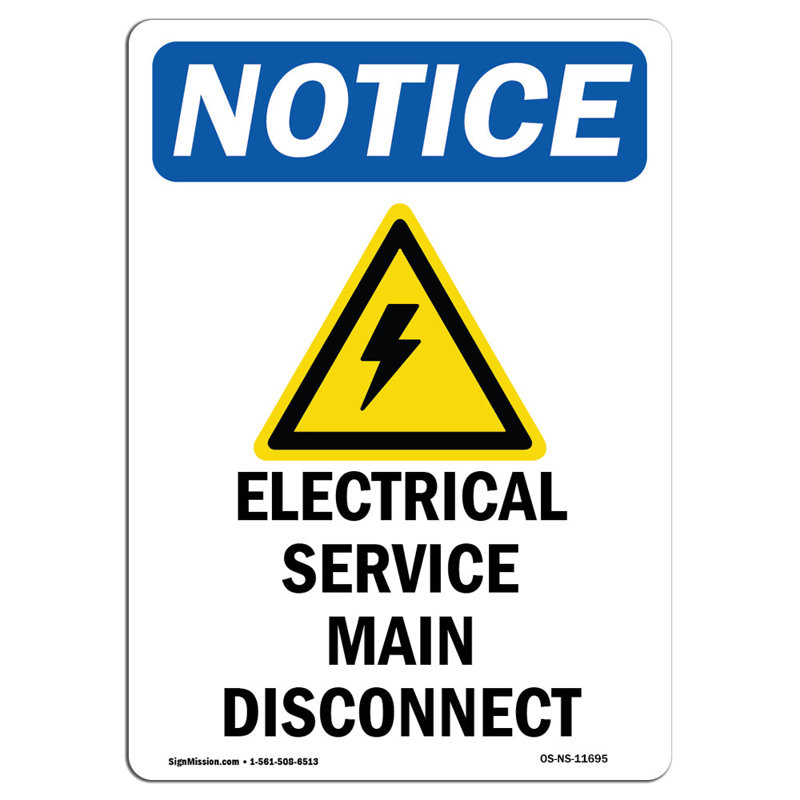 Notice Electrical Service