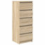 Sideboard With Drawers 37.5X35x99 Cm Engineered Wood-1526999176