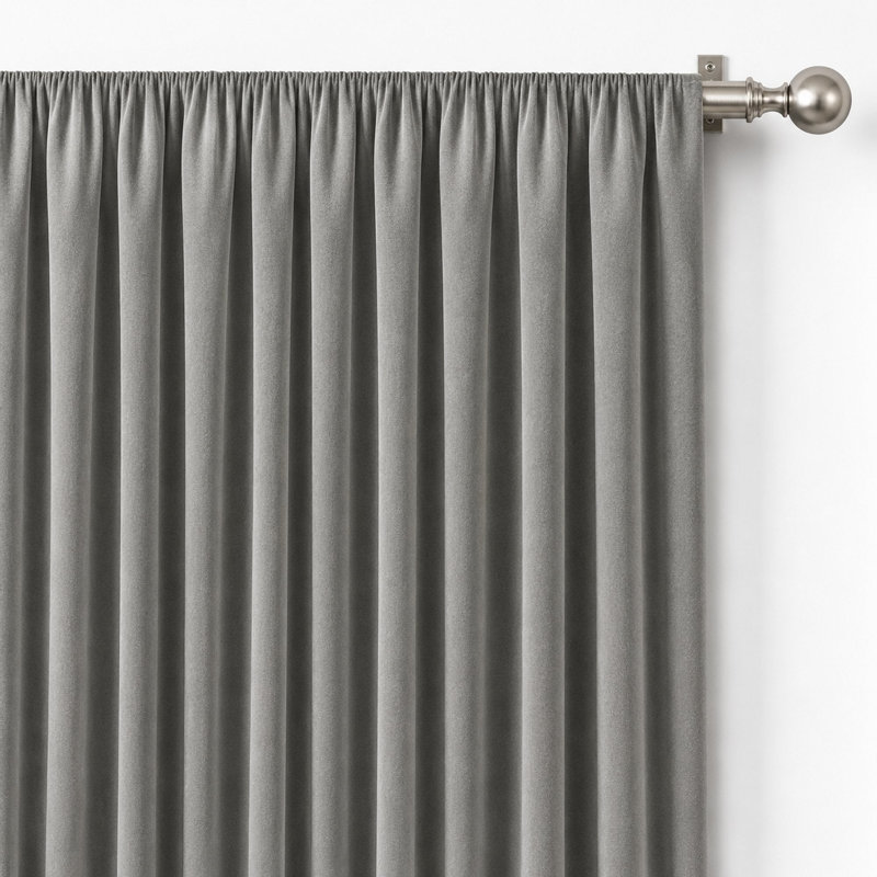 Solid Velvet | Velluto Fabric, Aluminum