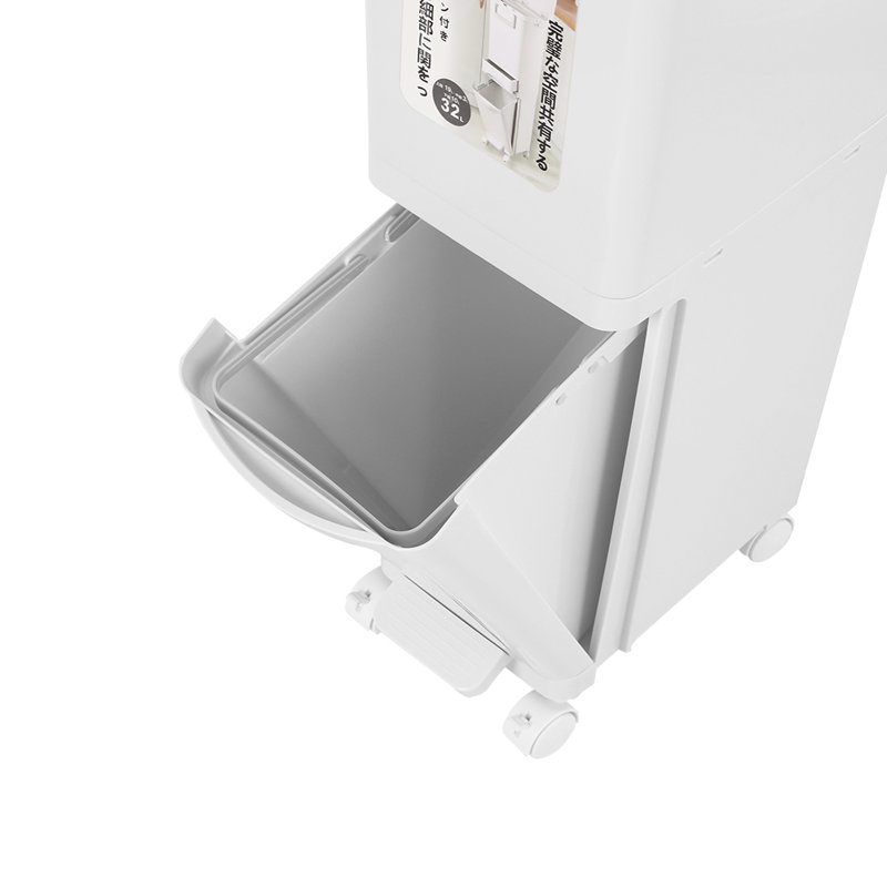 PP Manual Lift Waste Bin - 32L