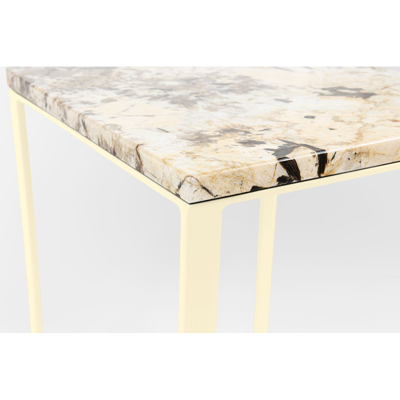 Achillefs Frame End Table, Beige