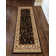 Tapis noir Weisgerber