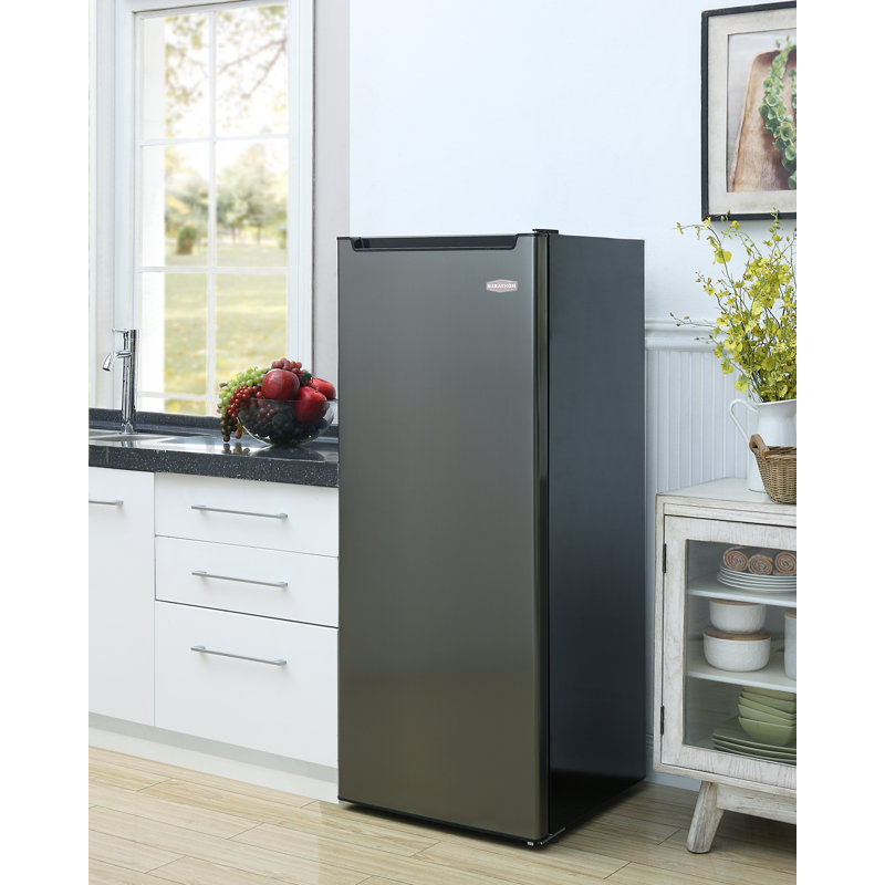 Réfrigérateur 22 po 8,5 pi cu Energy Star 22 po, Acier noir