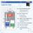 Ozark River Portable Sinks Elite Series LS1, White Doors-Black Edges, NSF Certified Hot Water Food Service Handwashing Sink, Portable Hot Water Hand Washing Station with Tanks & Wheels-65318394