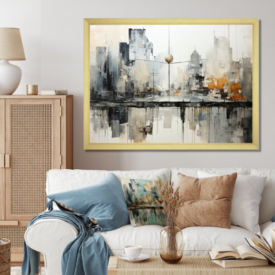 Paysage urbain abstrait I - impression