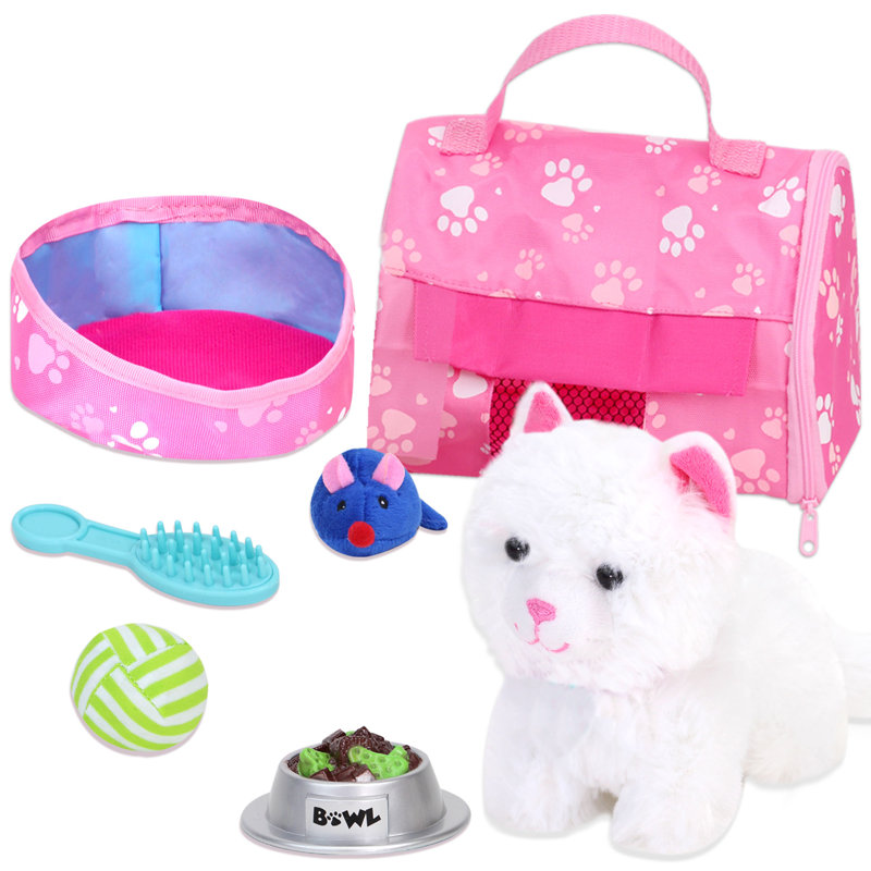 Doll Kitten and Carrier Set