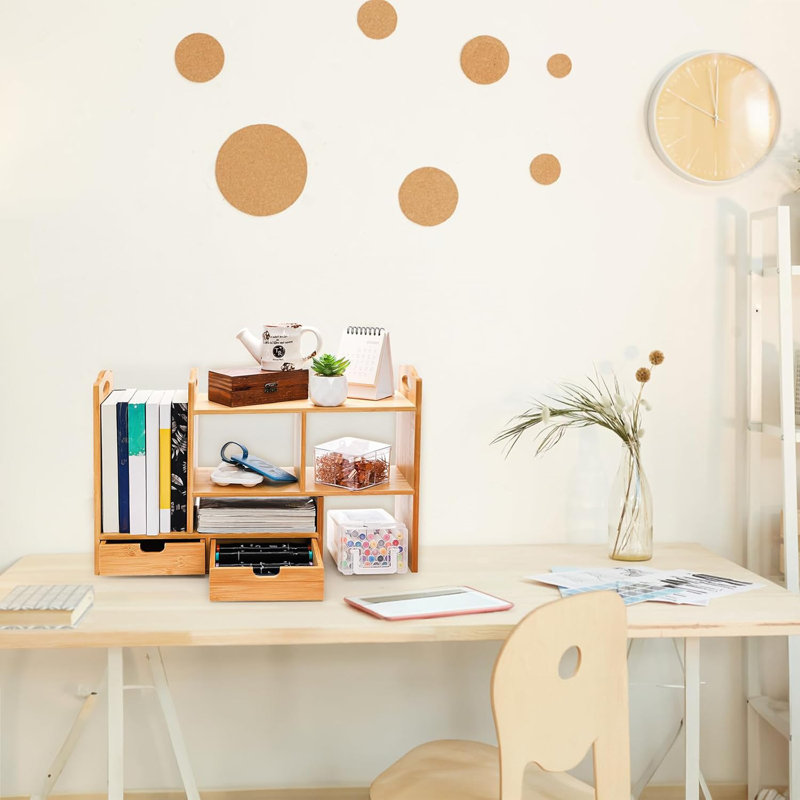 Bamboo Desktop Bookshelf