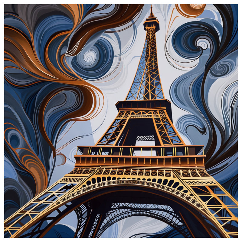 Eiffel Tower Bedding Architecture Comforter Modern, Twin Extra Long