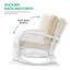 Chaise berçante d'extérieur en osier Cidalina-1147453626