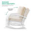 Chaise berçante d'extérieur en osier Netawaka-1552072394