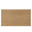  Table de salle à manger double en bois naturel 63 po 63 po, table de ferme de luxe rectangulaire, 6 pieds en bois massif contemporain