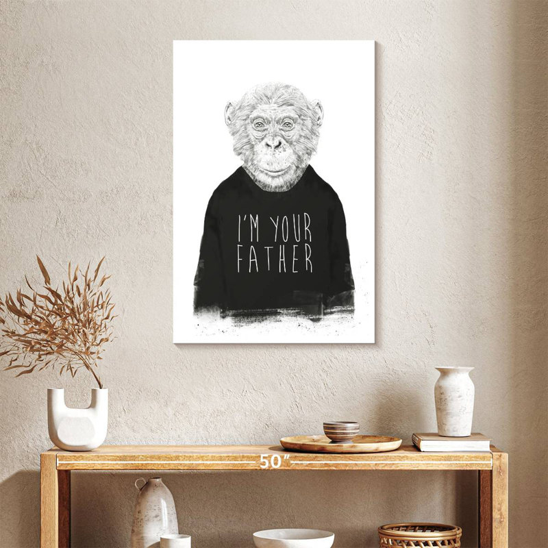 Brampt I'm Your Father, 36" H x 24" W