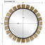 Uttermost Toluca Round Brass Mirror