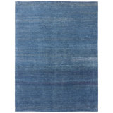 Abstract Area Rug in Dark Blue