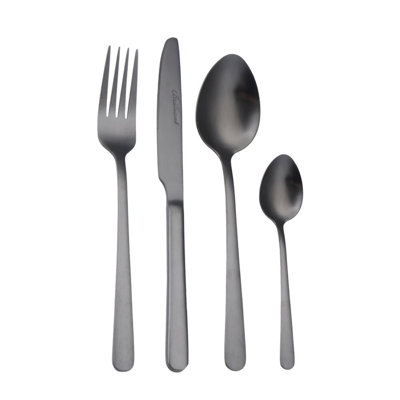 16 Pc Stainless Steel Flatware Set, Service for 4