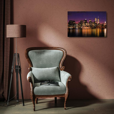 New York Skyline At Night