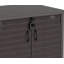 4 ft. 3 in. W x 2 ft. 5 in. D Resin Flat Garbage Shed