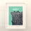 Carte de la ville de Beyrouth, impression maritime