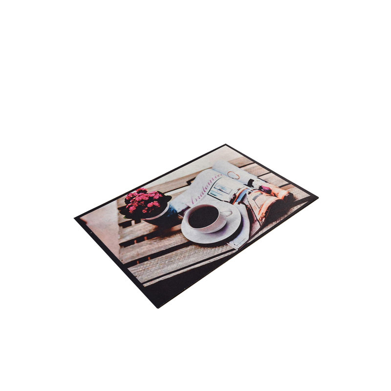 Durable PVC Doormat, Non-Slip Underside, 15.7 x 23.6 inches | 100% PVC Material, Machine Washable at 86°F | Perfect for Indoor & Outdoor Use, Easy to Clean, Stylish & Functional Welcome Mat