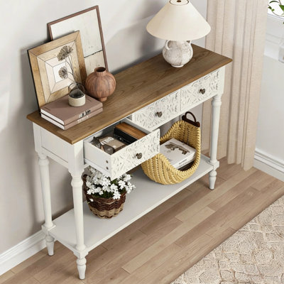 American country-style retro console table
