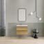 Meuble-lavabo flottant moderne simple Alcester Ivy Bronx-1100120582