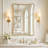 Contoured Iron Wall Mirror