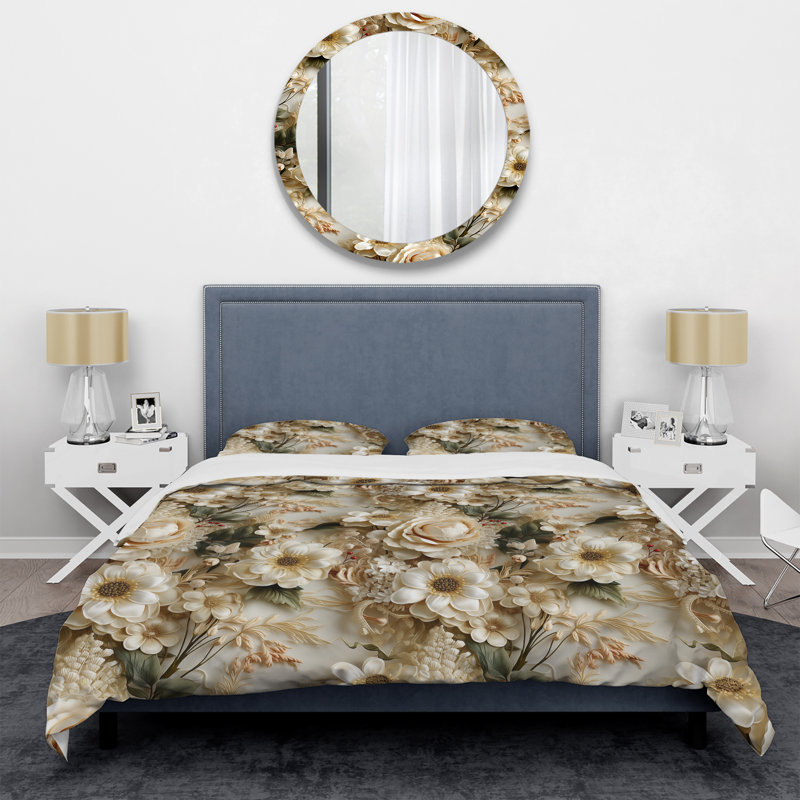 Ensemble de housse de couette Timeless, Housse de couette simple + 1 taie décorative stan