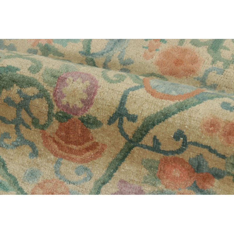Antique One-of-a-Kind 6'0X8'11 Hand Knotted Area Rug