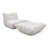 Suede Armless Bean Bag Set-86416662