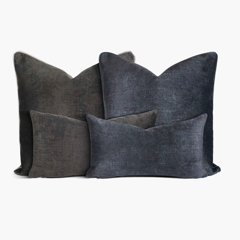 Housse et insert de coussin rectangulaire lombaire