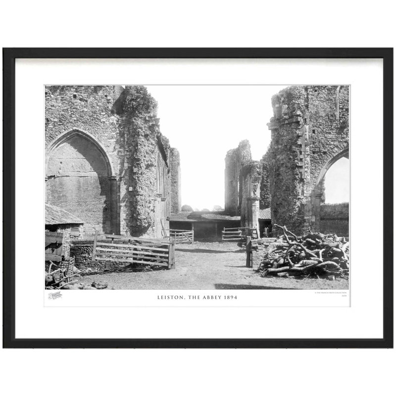 Leiston, The Abbey 1894 by Francis Frith - Single Picture Frame Print, 45cm H x 60cm W x 2.3cm D