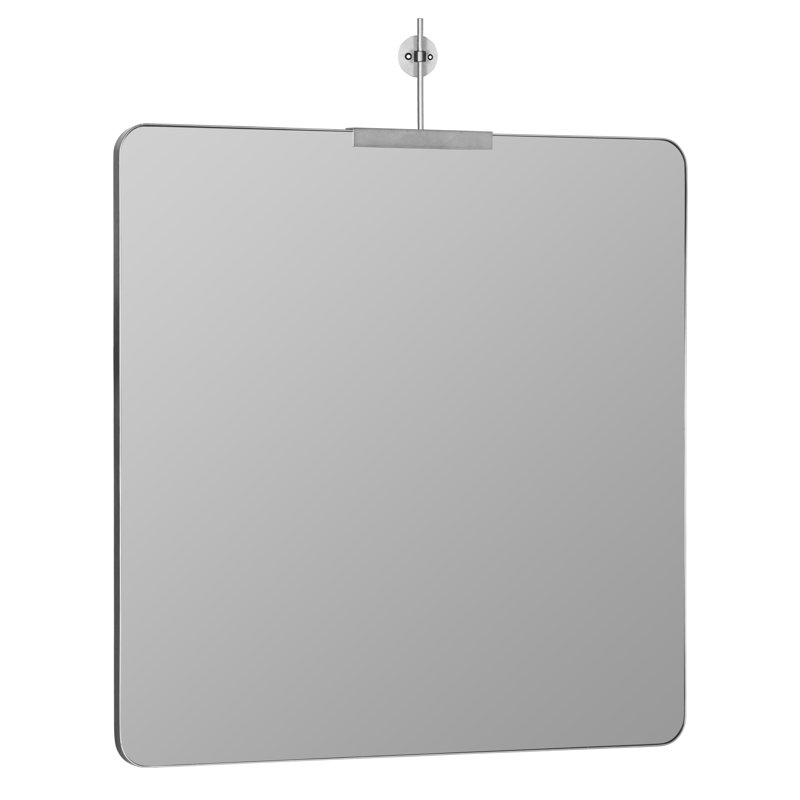 Frida Collection Square Mirror, Silver