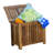EcoDecors Storage Hamper Standard Solid Teak Deck Box-28980931-48826021