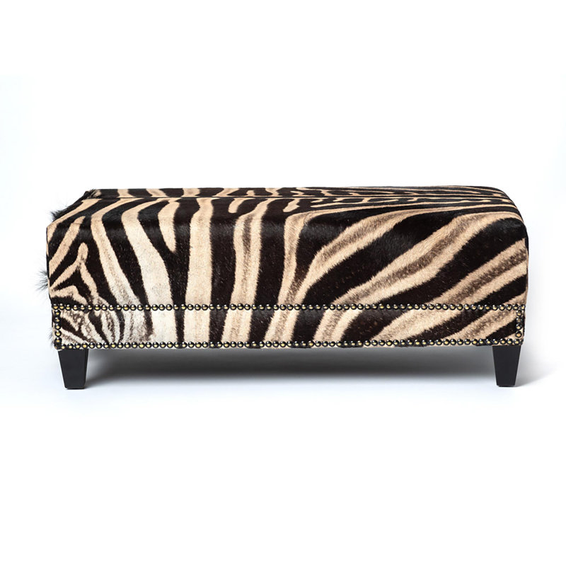 44" Genuine Hide Ottoman