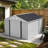 Large Metal Double Door Shed