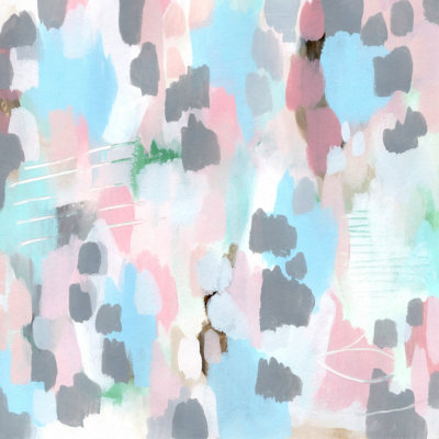 Courtepointe rétro par Laura Fedorowicz, reproduction sur toile tendue