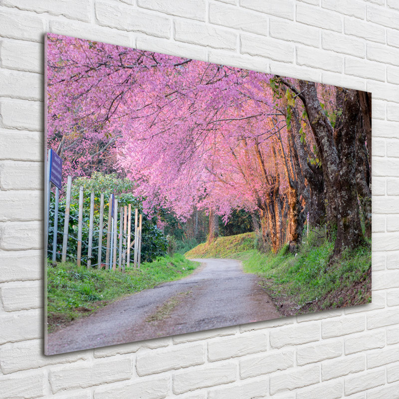 Cherry Blossoms - Unframed Art Prints on Glass