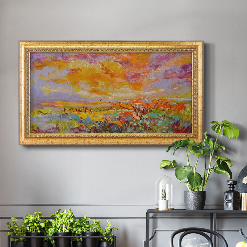 Radiance souvenir - Reproduction d'un seul cadre photo sur toile, H 29 po x l 53 po x P 2,5 po