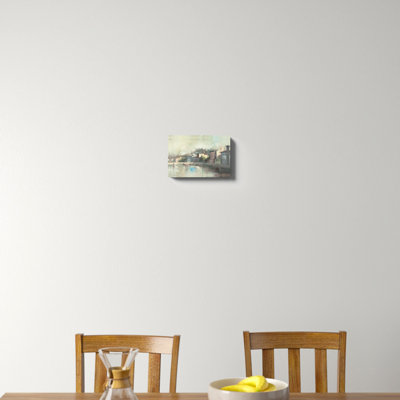 Waterside Homes - Reproduction d'art sur toile tendue
