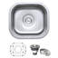 Ruvati Bar Prep Sink Undermount 16 Gauge Stainless Steel-101377956