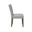 Chaise d'appoint rembourrée en lin Swanscombe