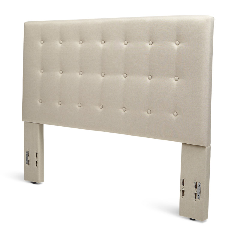 Krol Upholstered Headboard, Full/Queen, Taupe