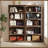 5 Shelf Standard Bookcase, Storage And Display Bookshelf-1239857926