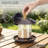 Outdoor Hanging Bird Feeder for Wild Birds, Small Metal Roof Bird Feeder with Clear Tube Seed Capacity for Viewing Cardinals and Finches, Garden and Yard Decoration