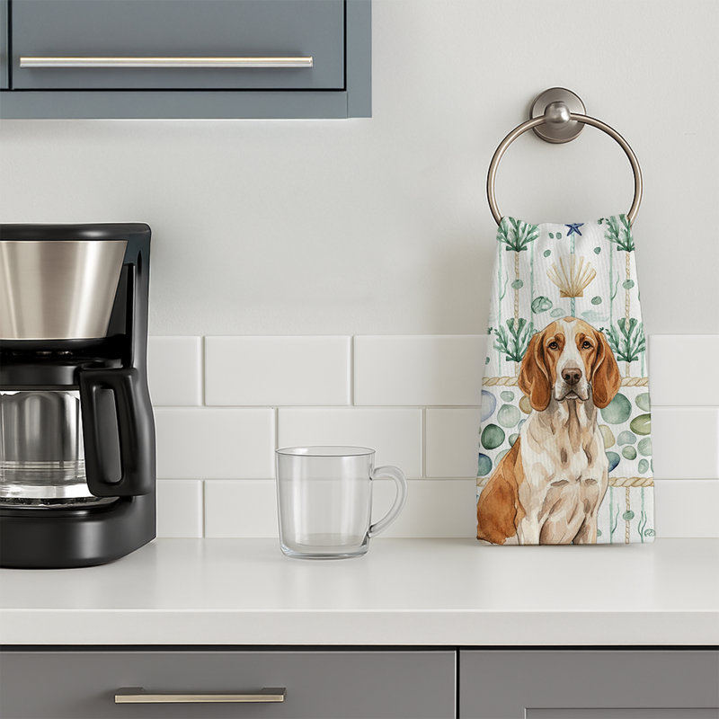 Bracco Italiano Coastal Sea Glass Kitchen Towel, Bracco Italiano