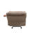Light Brown Recliner With Pillow Top Armrest-579605345