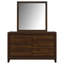 Commode 6 tiroirs avec miroir Bismark