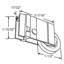 Rouleau de remplacement pour portes coulissantes en acier inoxydable Wallace