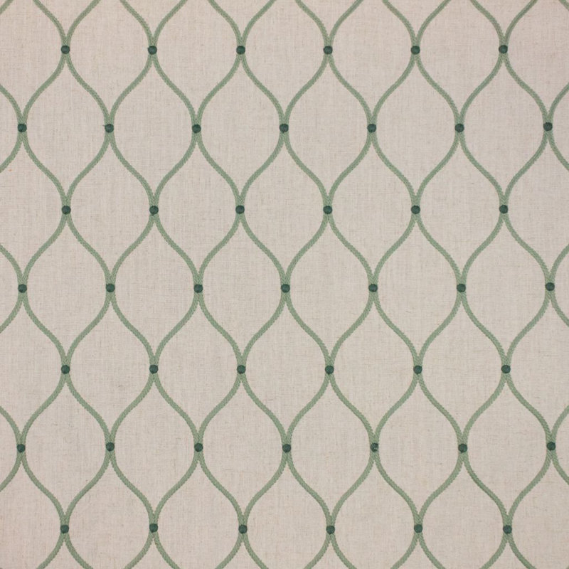 Ricci Trellis Fabric, Jade