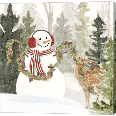 «Christmas In The Woods I» par Tara Reed, art mural sur toile